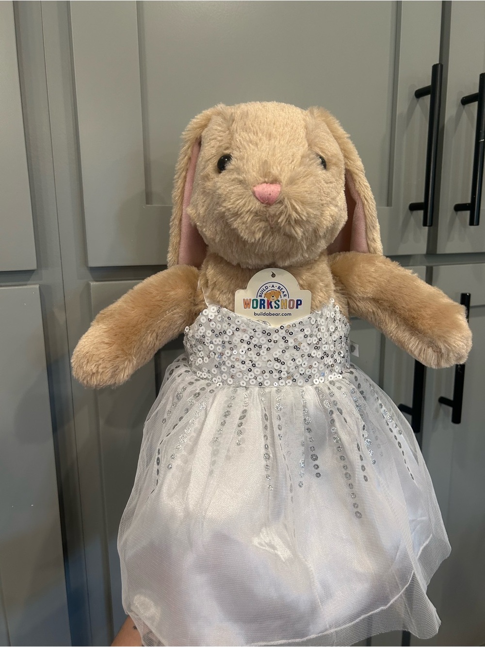 NWT Bunny wedding dress Build-A-Bear